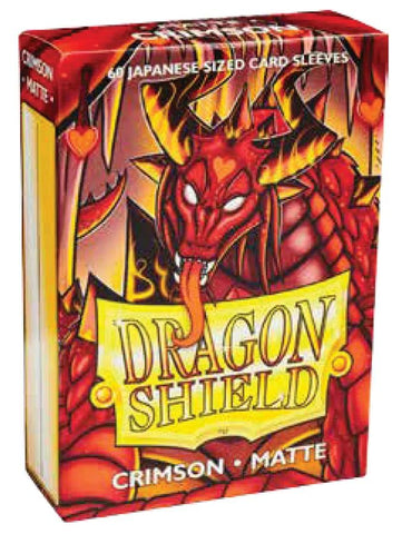 Dragon Shields Japanese: (60) Matte Crimson - Anime Imports LLC