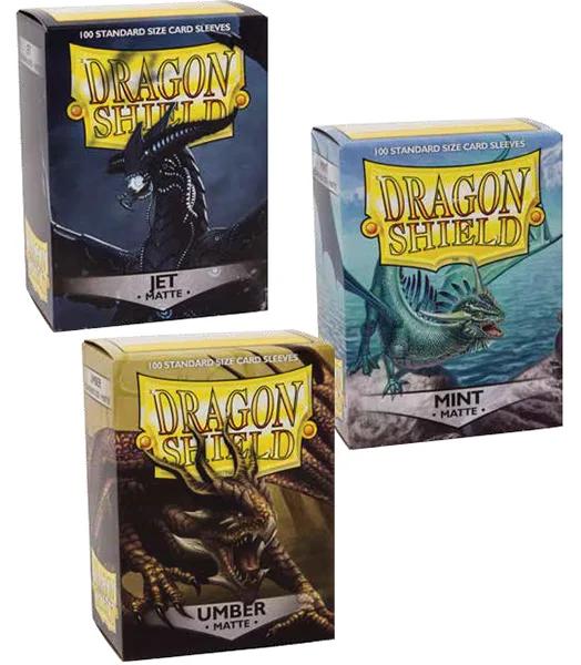 Dragon Shields: (100) Matte Jet - Anime Imports LLC
