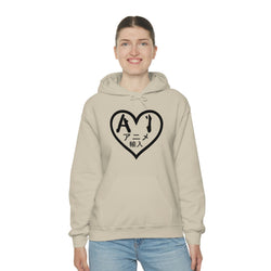 Anime Imports 2010 Heart Logo (BLK) Unisex Heavy Blend™ Hooded Sweatshirt