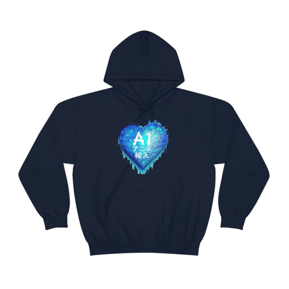 Anime Imports Frozen Heart Logo Unisex Heavy Blend™ Hooded Sweatshirt