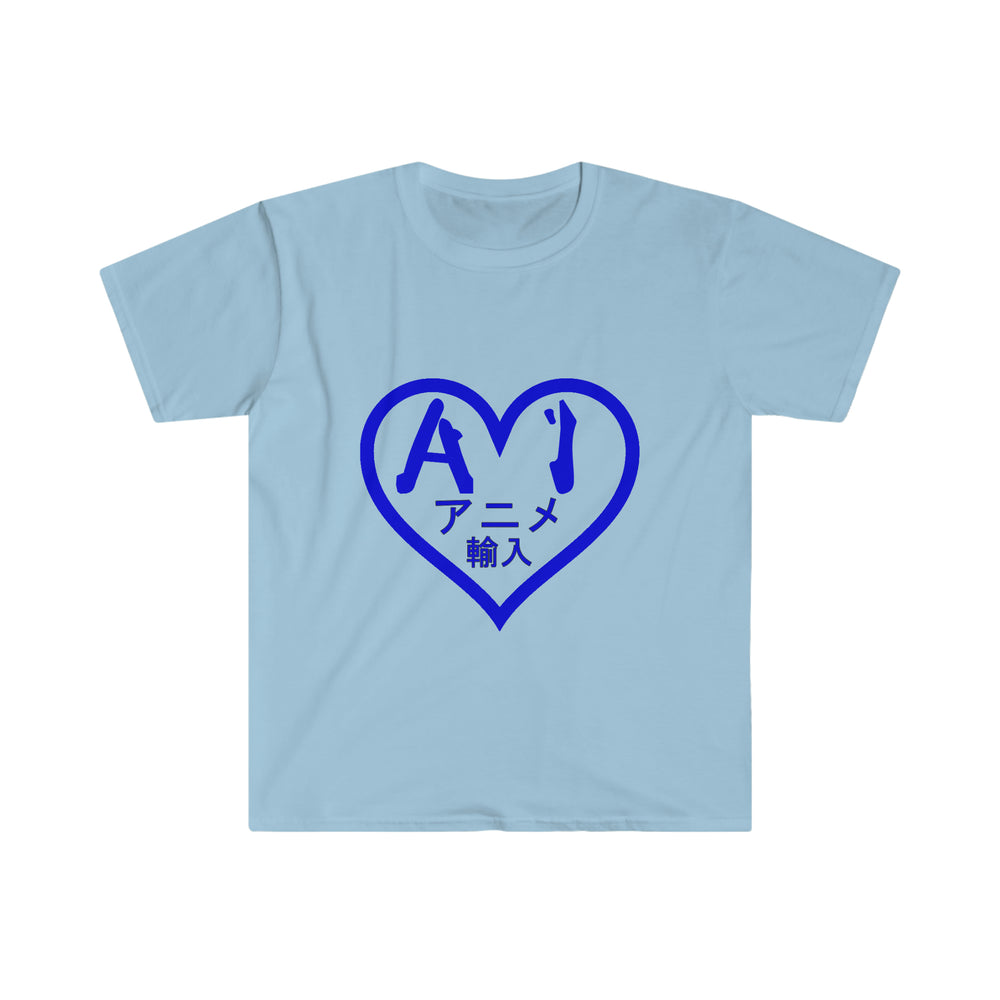 Anime Imports 2010 Heart Logo (Blue) Unisex Softstyle T-Shirt