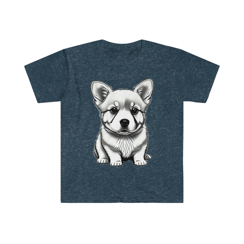 Corgi Pup Unisex Softstyle T-Shirt