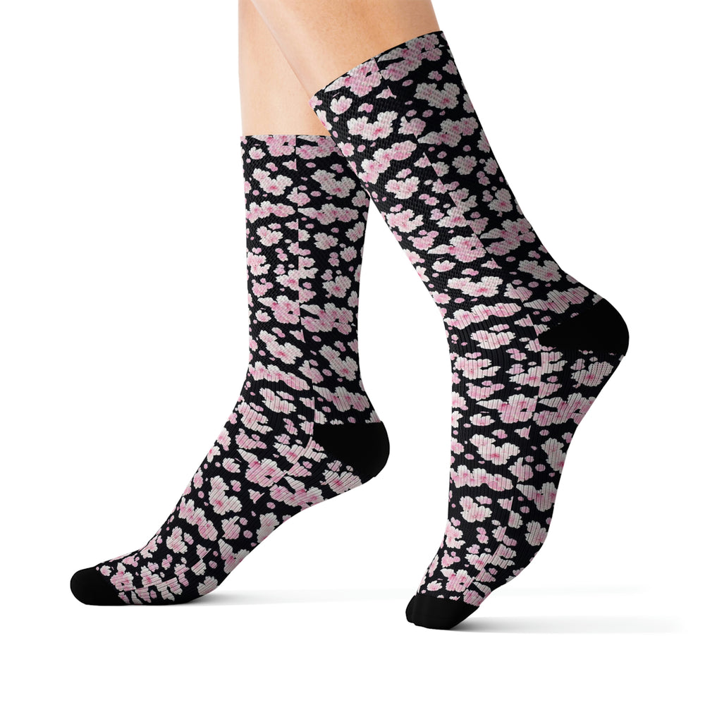 Sakura Blossom - Japanese Cherry Blossom Sublimation Socks