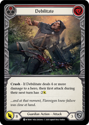 Debilitate (Red) [U-WTR066] (Welcome to Rathe Unlimited)  Unlimited Rainbow Foil - Anime Imports LLC