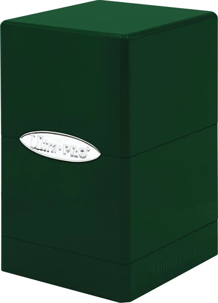 Satin Tower Deck Box: Hi-Gloss Emerald Green - Anime Imports LLC