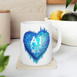Frozen Heart Ceramic Mug 11oz
