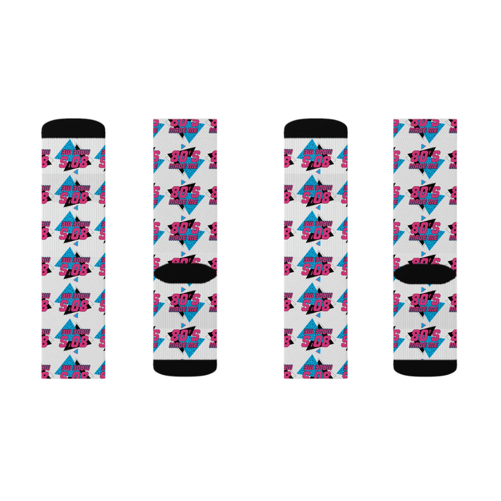 80's Made Me Sublimation Socks
