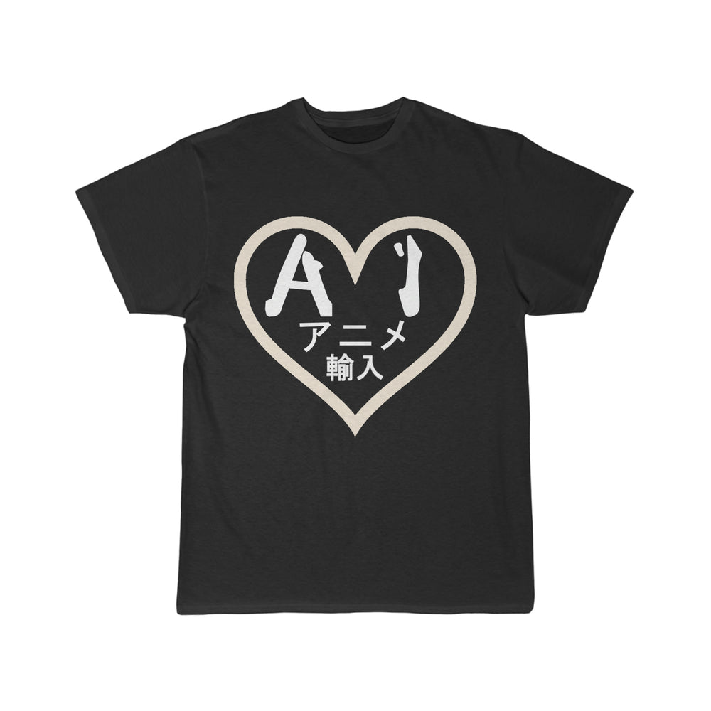 Anime Imports 2010 Heart B&W Logo Men's Short Sleeve Tee