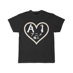 Anime Imports 2010 Heart B&W Logo Men's Short Sleeve Tee
