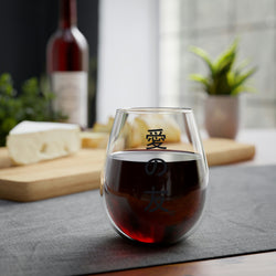 Ai No Tomo - Friend of Love (Japanese) Stemless Wine Glass, 11.75oz