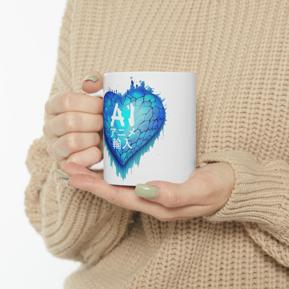 Frozen Heart Ceramic Mug 11oz