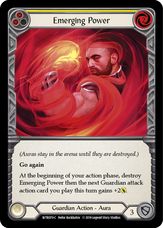 Emerging Power (Yellow) [WTR070-C] (Welcome to Rathe)  Alpha Print Normal - Anime Imports LLC