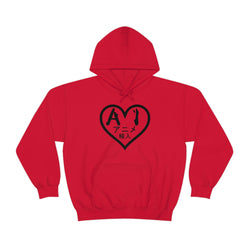 Anime Imports 2010 Heart Logo (BLK) Unisex Heavy Blend™ Hooded Sweatshirt