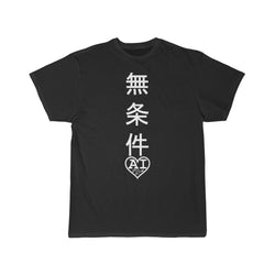 Mujouken Ai B&W  (Art on Front) Men's Short Sleeve Tee