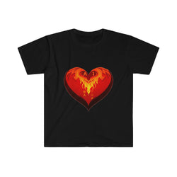 Heart of Flame Unisex Softstyle T-Shirt