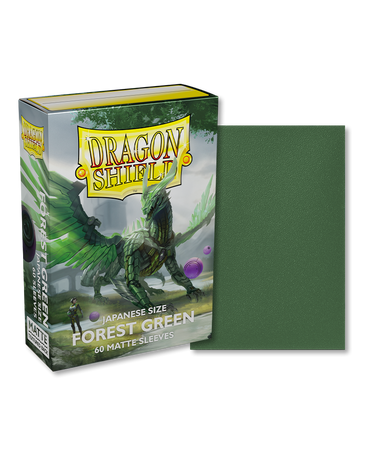 Dragon Shields: Forest Green Matte 60 Japanese